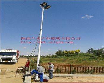 湖北球場廣場高桿燈-湖北鄂爾多斯廣場照明項目