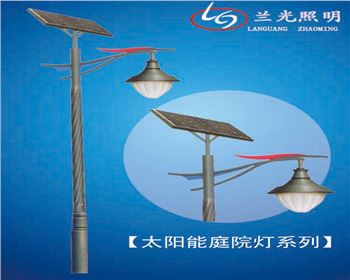 湖北小區太陽能庭院燈