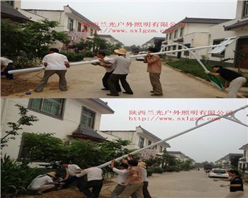 湖北農(nóng)村太陽能路燈-湖北寶雞扶風項目