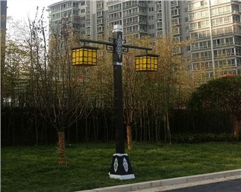 湖北小區庭院燈、柱頭燈-寶雞龍庭山水項目