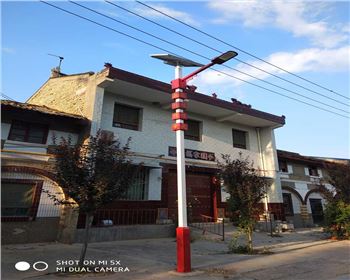 湖北咸陽禮泉烽火鎮(zhèn)烽火村新農(nóng)村太陽能路燈項目