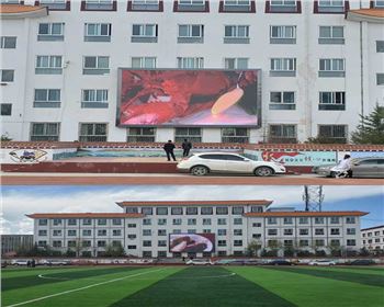 湖北學校顯示屏項目